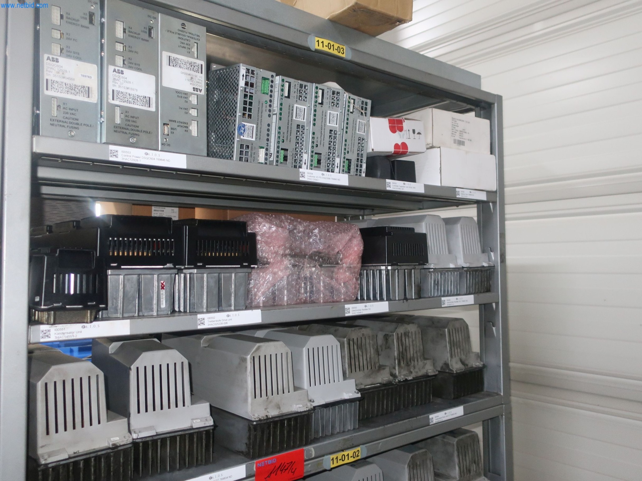 Posten Kleinersatzteile f. Industrieroboter ABB